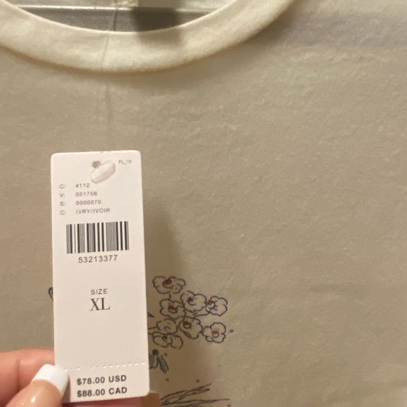 Anthropologie Forget-Me-Not Graphic Tee - Picture 6 of 8